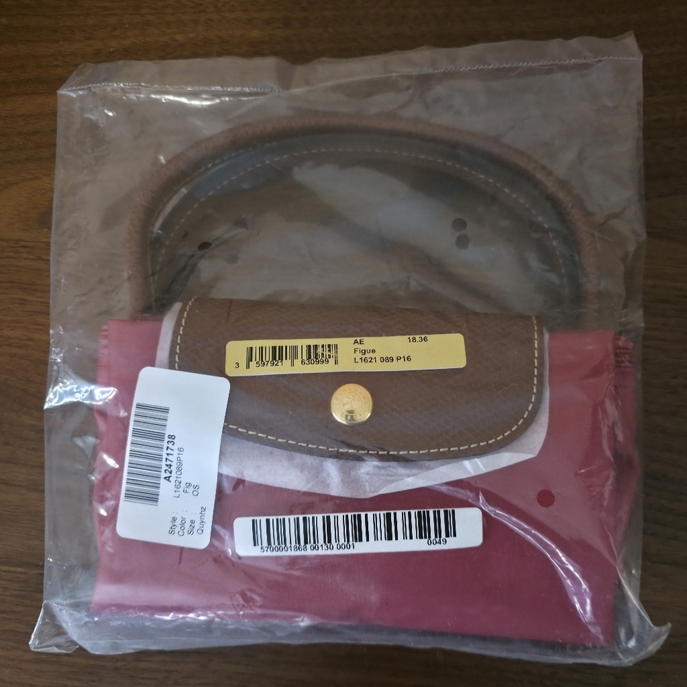 Longchamp Pink and Brown Tote Bag - Picture 2 of 11